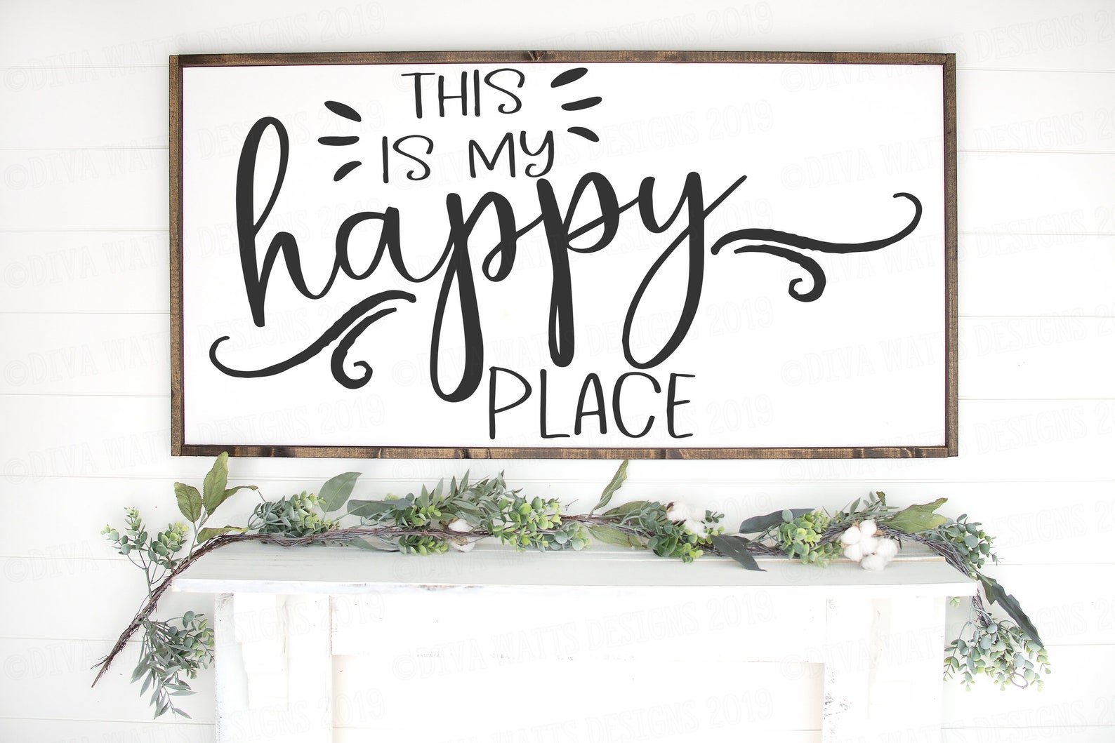 SVG This is My Happy Place Cutting File DXF PNG Eps Etsy