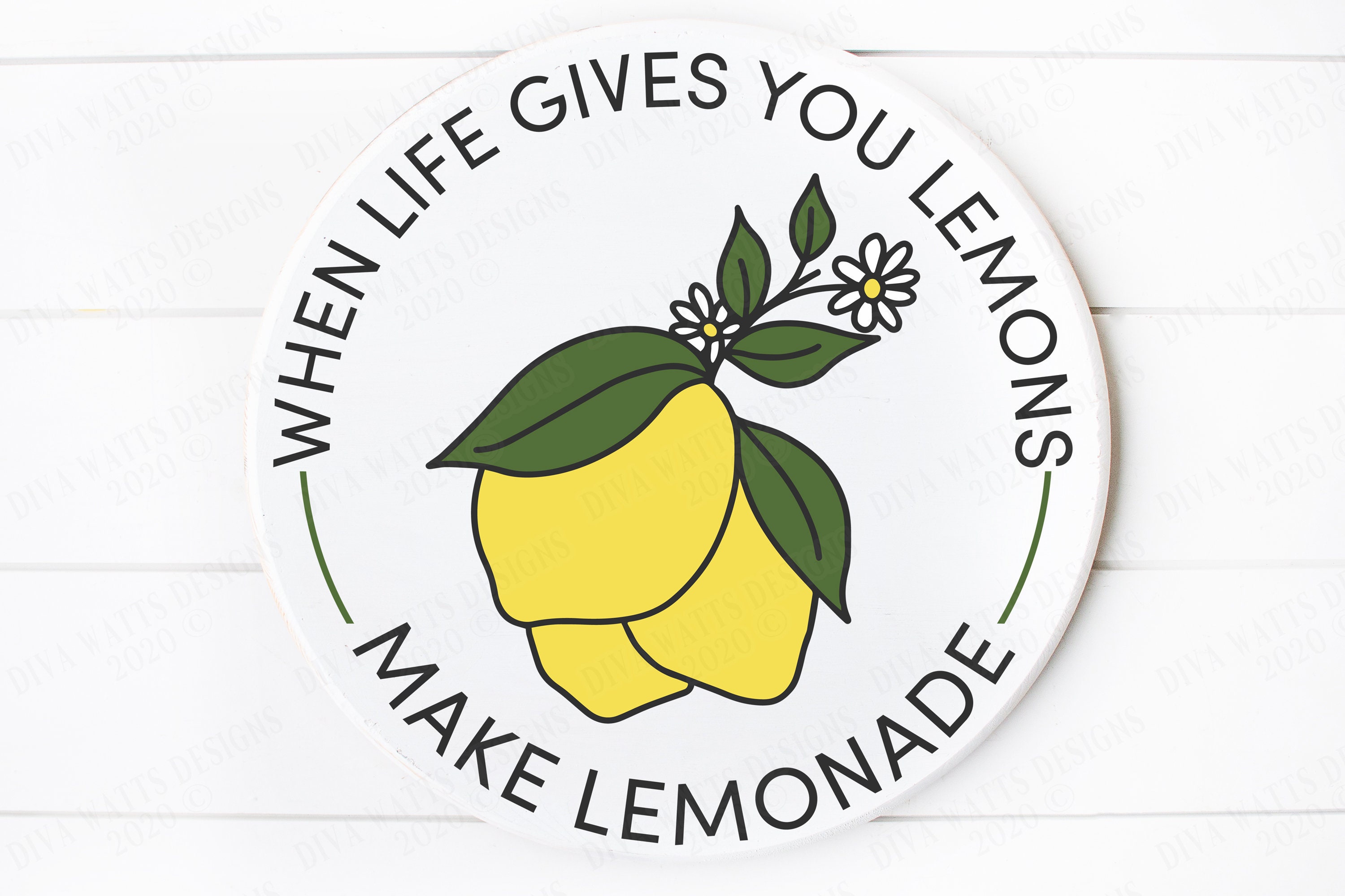 SVG When Life Gives You Lemons Make Lemonade Cutting File Etsy
