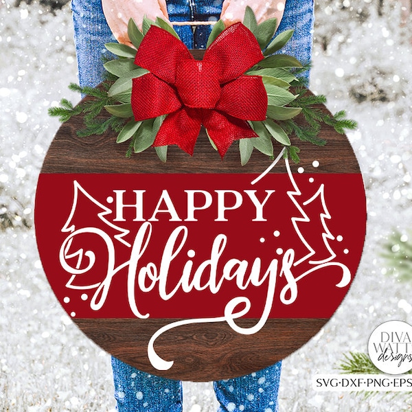 Happy Holidays SVG | Winter Design