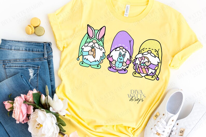 Download SVG Easter Gnomies Cutting File Gnomes Gnome Laser | Etsy