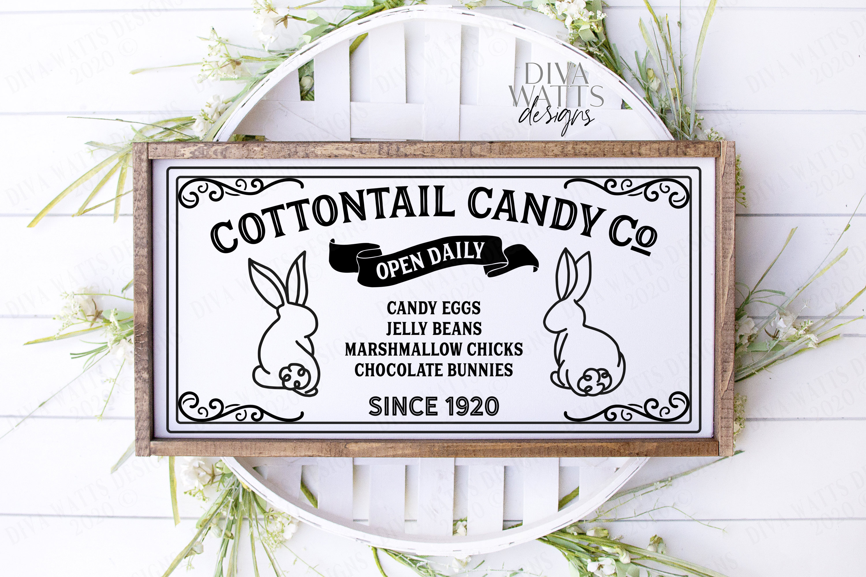 SVG | Cottontail Candy Co | カッティング ファイル | イースター
