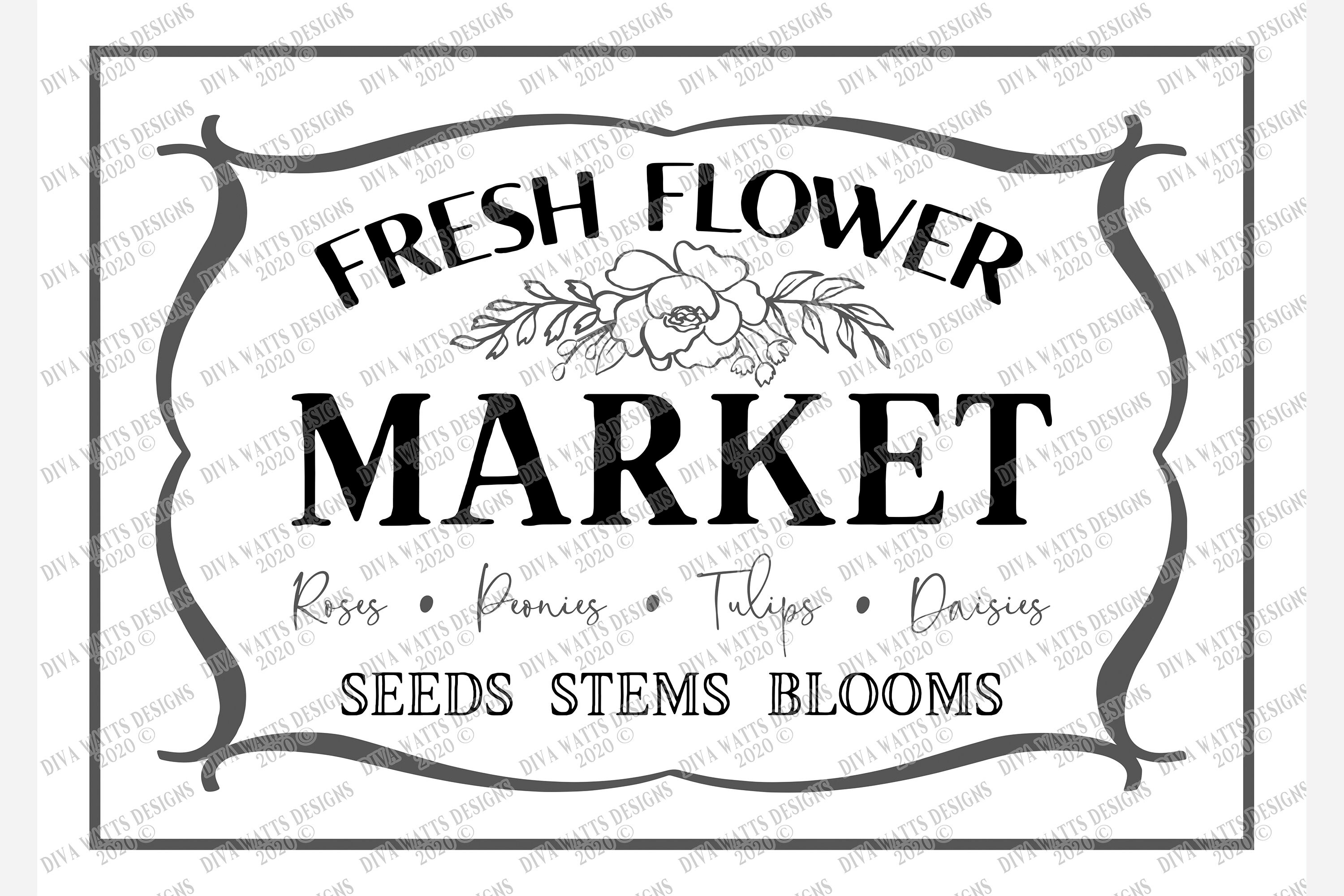 Free Free Flower Market Svg 107 SVG PNG EPS DXF File