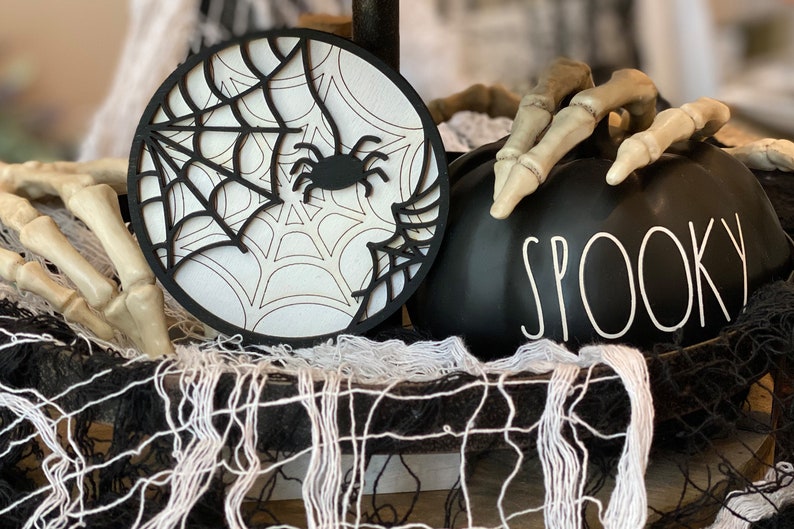 Download 3D Halloween Signs Glowforge SVG Set of 6 Designs Tiered | Etsy