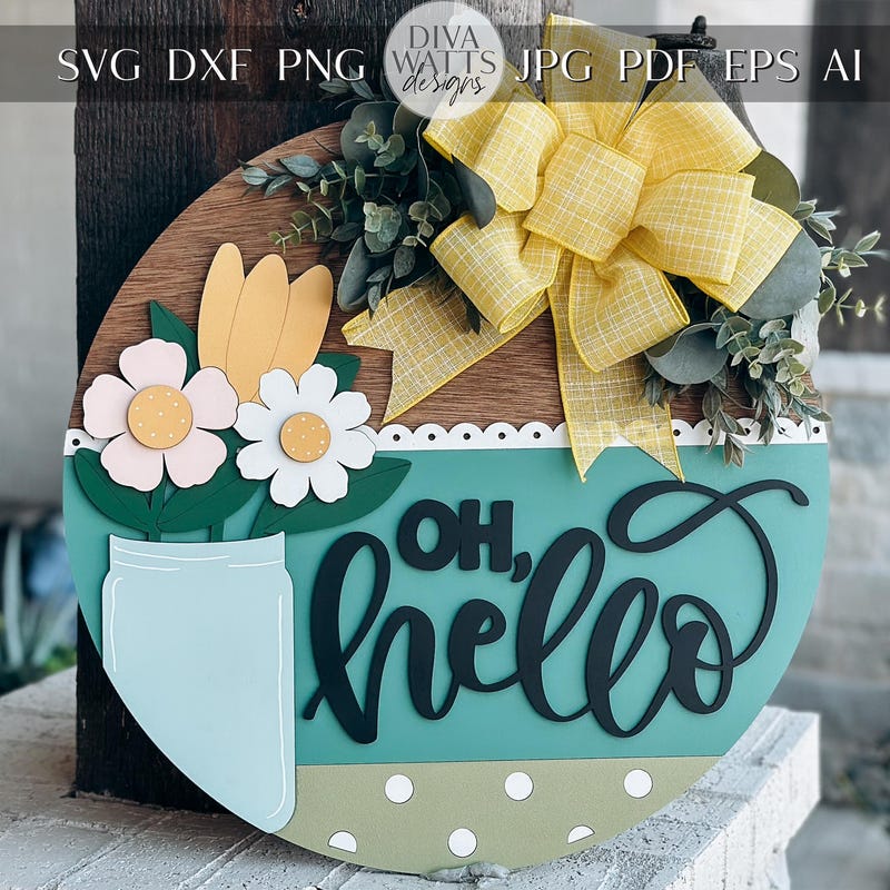 Oh Hello Sign - Etsy