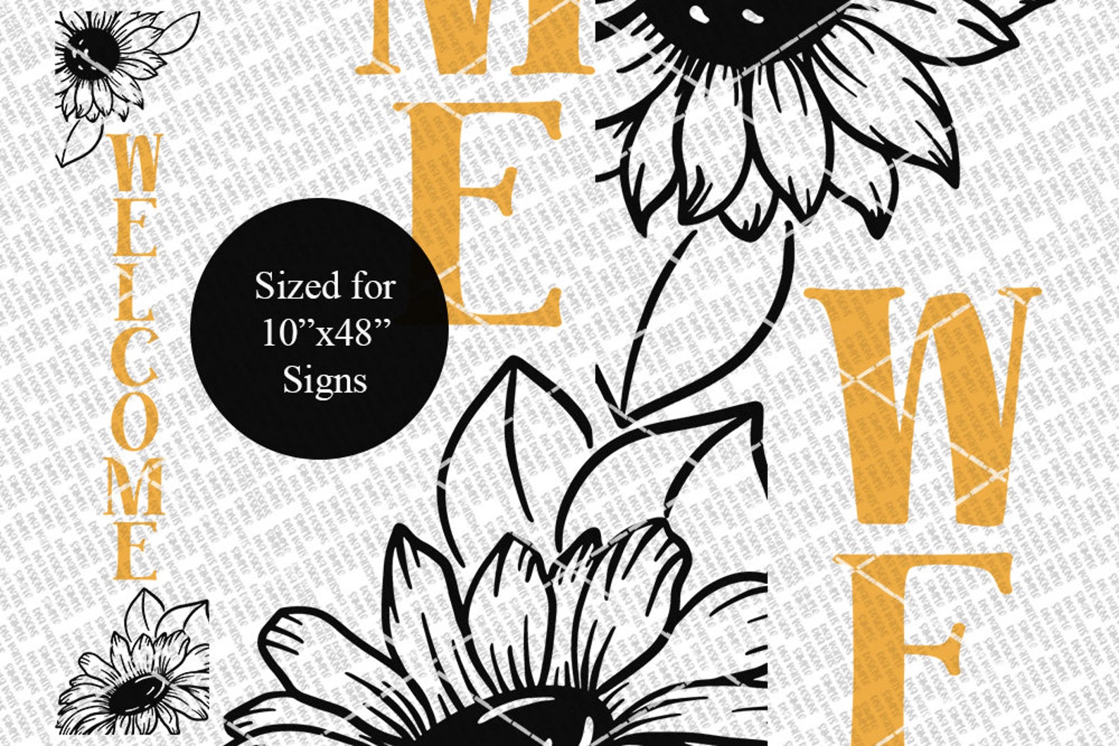 Free Free 111 Sunflower Welcome Svg SVG PNG EPS DXF File