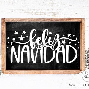 Feliz Navidad SVG | Merry Christmas Spanish Design