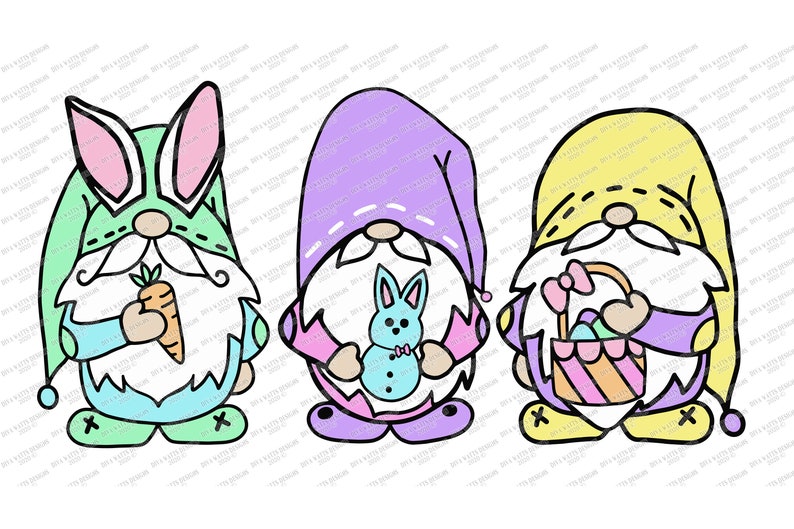 Download SVG Easter Gnomies Cutting File Gnomes Gnome Laser | Etsy