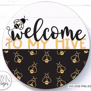 Welcome To My Hive SVG | Spring Design