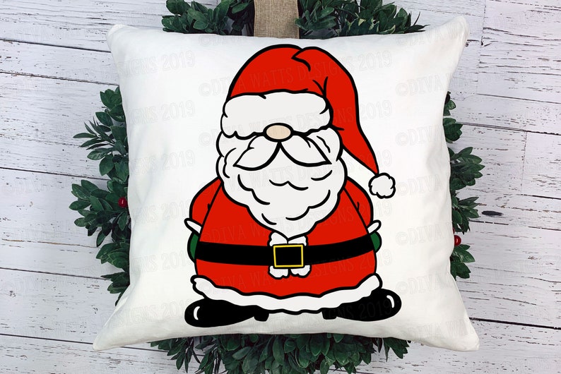Download SVG Santa Claus Gnome Cutting File St. Nick Kris Kringle ...