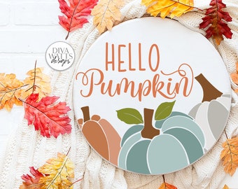 Hello Pumpkin SVG | Fall / Autumn Design