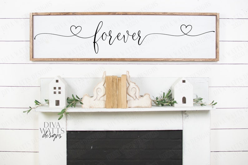 Download SVG Forever Cutting File Vinyl Stencil HTV Wedding | Etsy