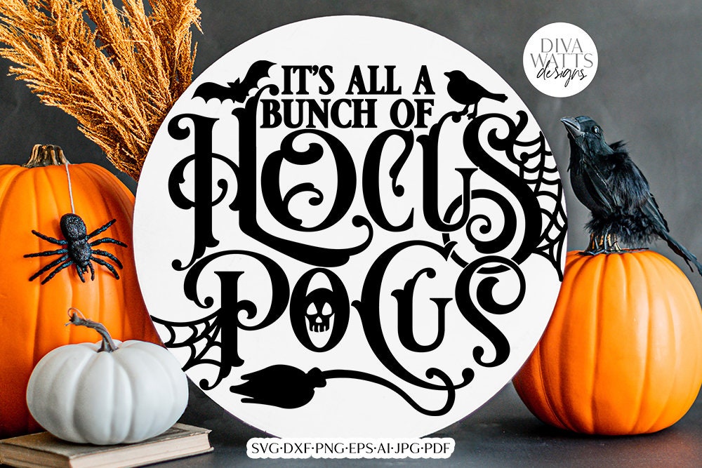 It’s All A Bunch of Hocus Pocus SVG | Halloween Cut File Design - Etsy