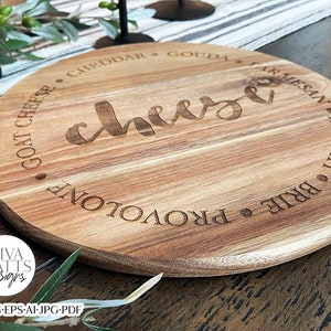 Cheese Board SVG | Charcuterie & Grazing Board Design bild 2