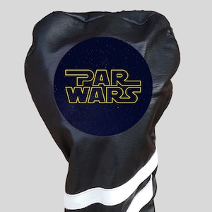 Star Wars Golf Headcover, Par Wars Golf Club Cover, Star Wars Leather Golf Head Cover, Star Wars Golf Headcover, Star Wars, Par Wars