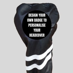 Leather Personalized Golf Headcovers, Leather Custom Golf Club Cover, Leather Custom Golf Head Cover, Leather Headcover, Leather head cover