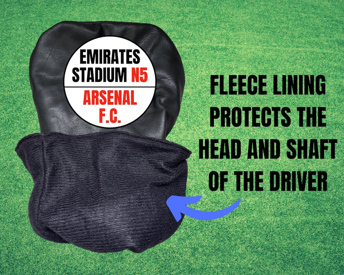 Arsenal football Golf Club Cover Arsenal football Golf Head Etsy
