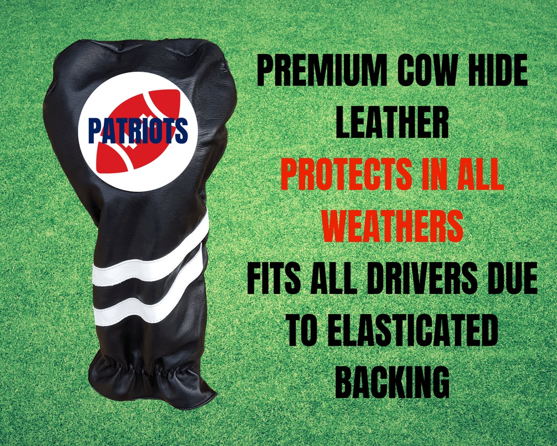 New England Patriots Golf Club Cover Patriots Golf Head Etsy