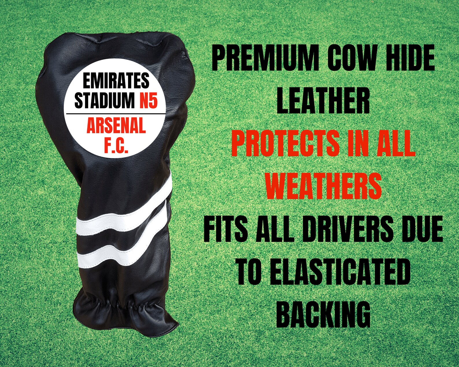 Arsenal football Golf Club Cover Arsenal football Golf Head Etsy