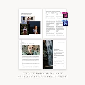 Lead Magnet Template for Photographers Social Media Marketing Opt-In Freebie Email List Newsletter Marketing Kit image 3