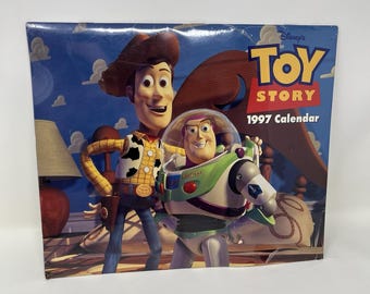 Vintage 1997 Toy Story Wall Calendar - Factory Sealed New - Disney Pixar Woody