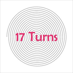May include: A black and white image of a spiral with 17 turns. The word "Turns" is written in pink in the centre of the spiral.