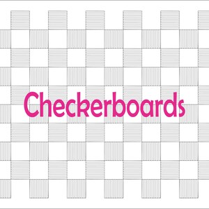 Checkerboards Allover Digital Quilting Pattern