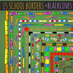 School Borders Frames - Back to School Theme