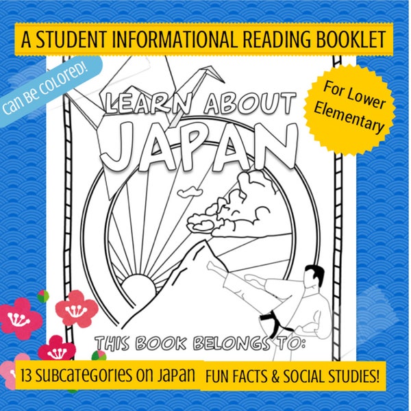 JAPAN - Learn About Japan Booklet Nonfiction Country Study