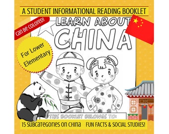 CHINA - Learn About China Booklet Nonfiction Country Study