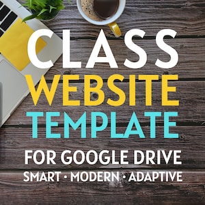 Class Website Template für Google Sites