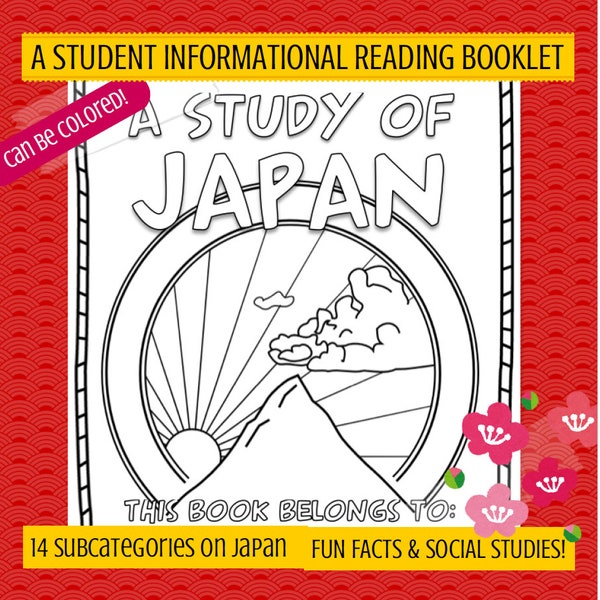 JAPAN - A Study of Japan Booklet Nonfiction Country Study