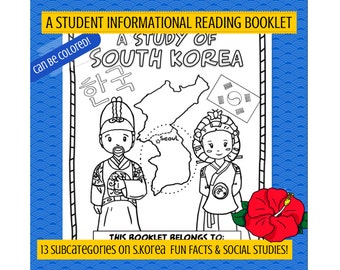 KOREA - A Study of South Korea Booklet Nonfiction Country Study