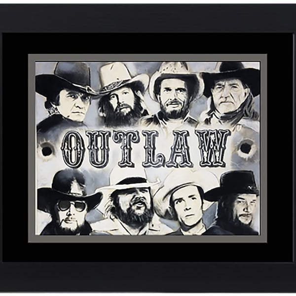 Outlaw Country- Johnny Cash, David Allen Coe, Merle Haggard, Willie Nelson, Hank Williams Jr., Charlie Daniels, Hank Sr., Waylon Jennings