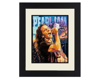 Eddie Vedder Pearl Jam Drawing Sticker - 3" Premium Gloss Decal, Grunge Art 1 thumbnail image