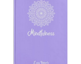 Personalized Yoga Journal - Custom Meditation Diary - Spiritual Book - Hardcover Mindfulness Journal