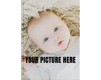 Personalized Picture Journal - Custom Your Picture Here Diary - Personalized Gift Hardcover Journal