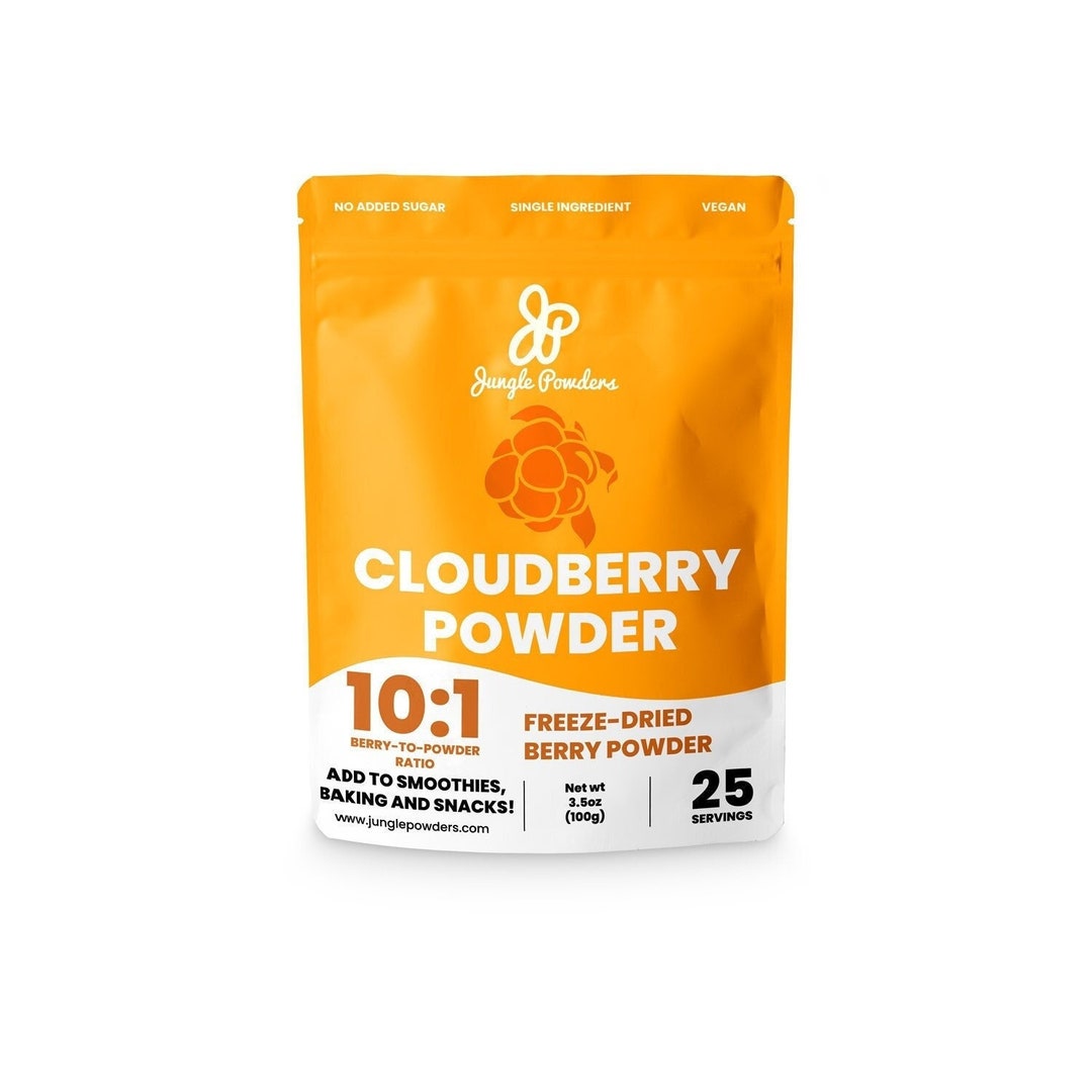 Jungle Powders Freeze Dried Wild Cloudberry Powder | 3.5oz / 100g 100% ...