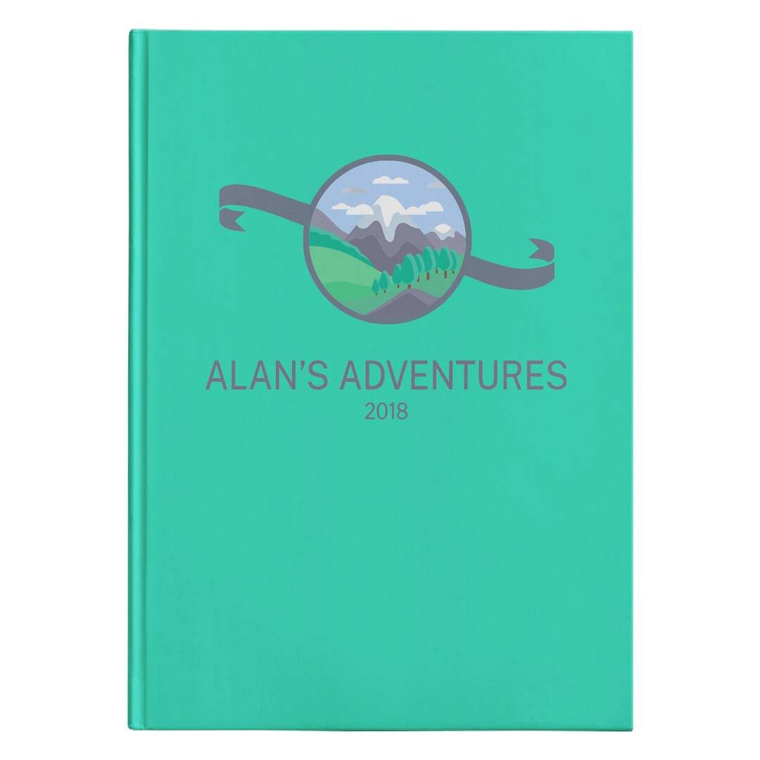 Personalized Hiking Journal Custom Adventure Diary Nature Notebook