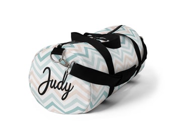 Personalized Duffle Bag For Girls - Custom Duffle Bag for Youth - Monogram Teen Sport Gym Bag - Large Canvas Duffel For Women