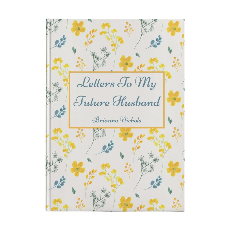 Personalized Letters To My Future Husband Journal Custom Etsy