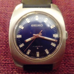 SEIKO 17 Jewels Watch From 1960s Hand-Winding 66 - 6000 Stainless Steel Vintage-Collectors Serviced and Accurate (475372)