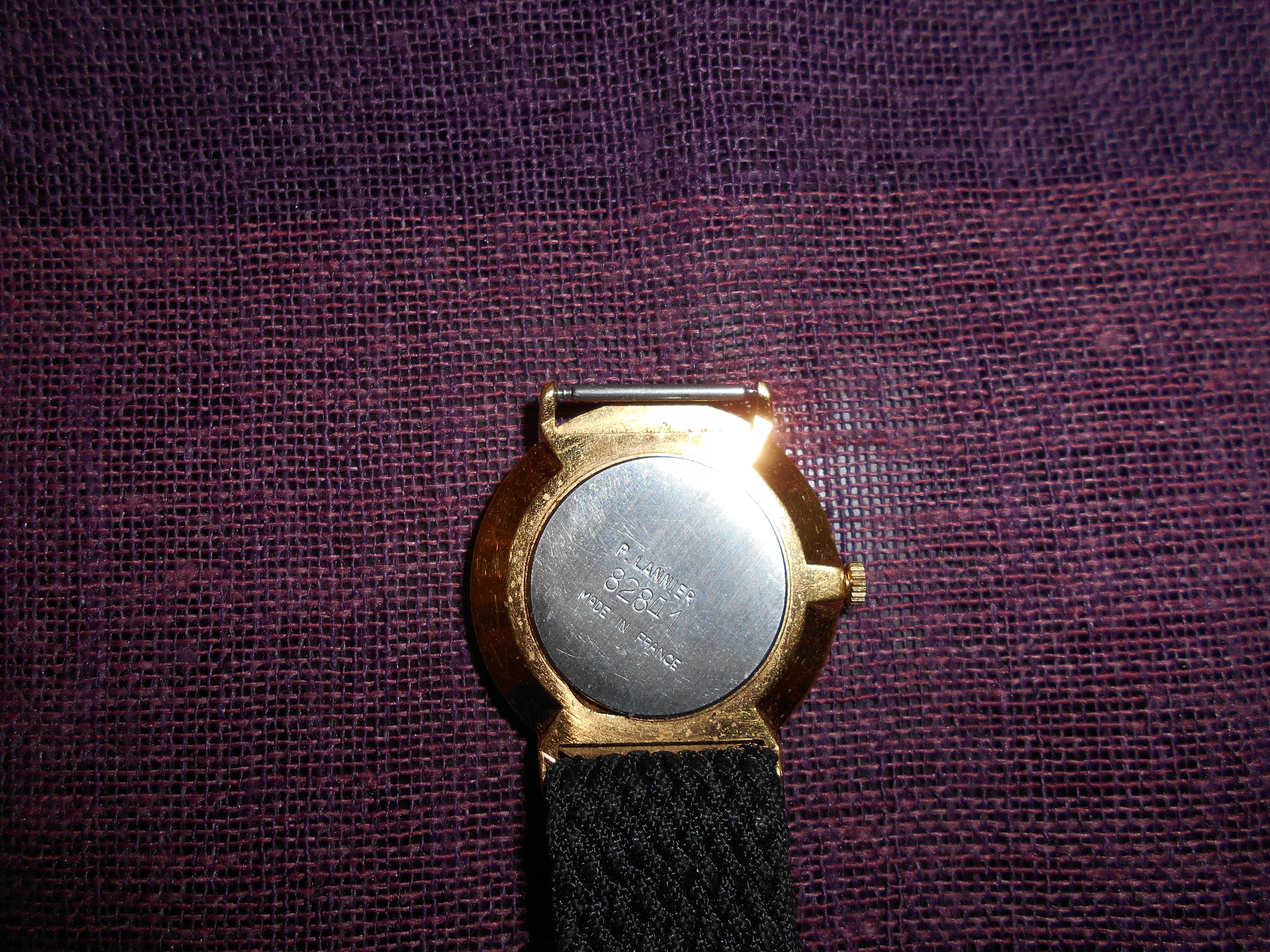 PIERRE LANNIER FRANCE 82841 Paris Watch Hand-winding Gold Vintage ...