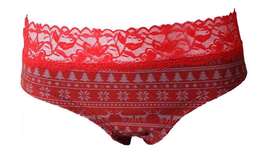 Hipster Christmas Women Undies Ugly Christmas Matching Underwear Christmas  Women Lingerie Gift for Her Gift for Wife Couples Underwear 
