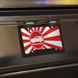 Toyota 4Runner Vanity Plate Rising Sun TEQ License Plate