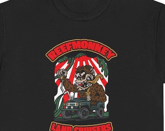 Reefmonkey Crazy Cruiser Unisex Tee: Land Cruiser T Shirt