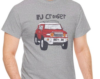 FJ Cruiser Unisex Tee: Hand-Drawn Graphic T-Shirt