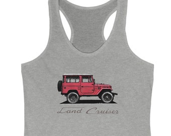 FJ40 Land Cruiser Racerback Tank Top: Reefmonkey Artist Design