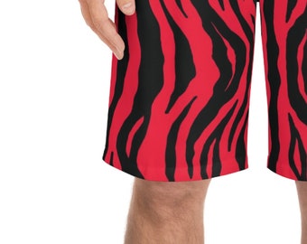 Reefmonkey Surf Red Zebra Men's Board Shorts