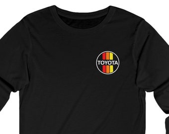 Toyoda 3 Stripe Mens Unisex Long Sleeve Shirt - Reefmonkey