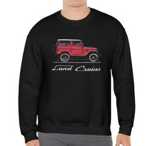 Land Cruiser FJ40 Sweatshirt: Hand-Drawn Design